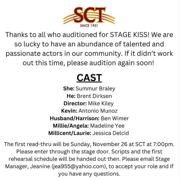 Stage Kiss Cast List